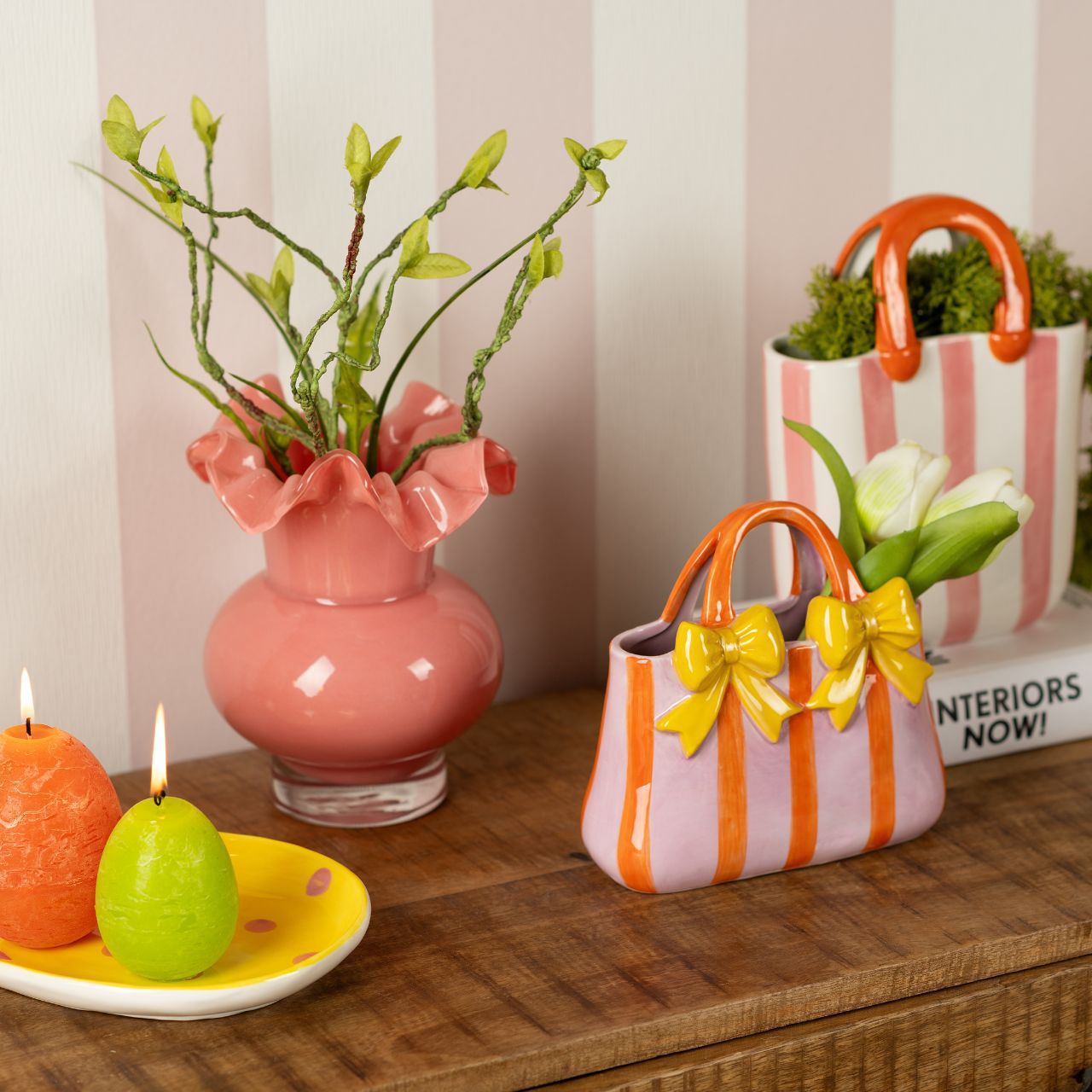 Tasche, Topfpflanze, Handtasche, Kunsthandwerk, Zitrusfrüchte