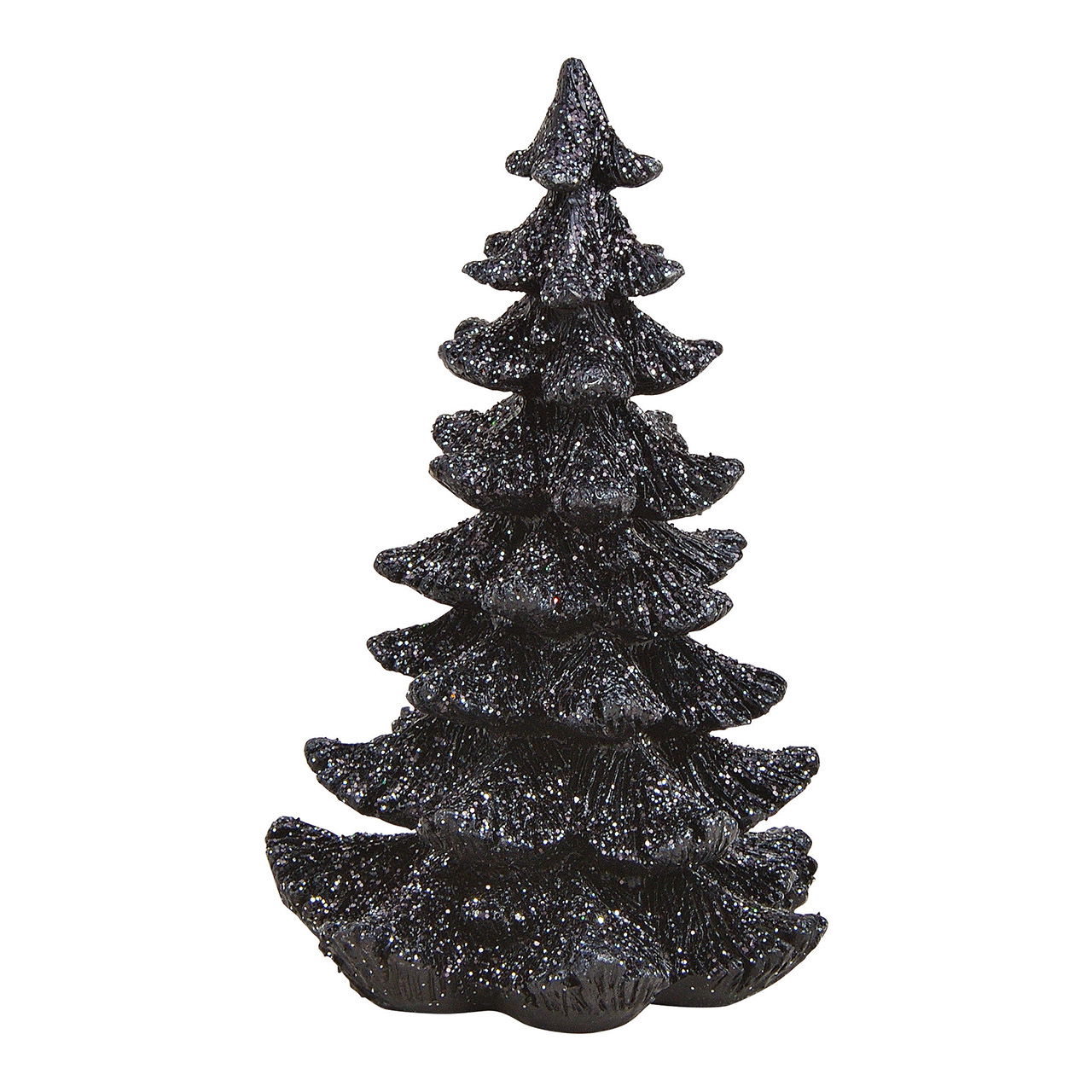 Tannenbaum aus Poly Schwarz (B/H/T) 10x16x10cm Tannenbaum aus Poly Schwarz (B/H/T) 10x16x10cm