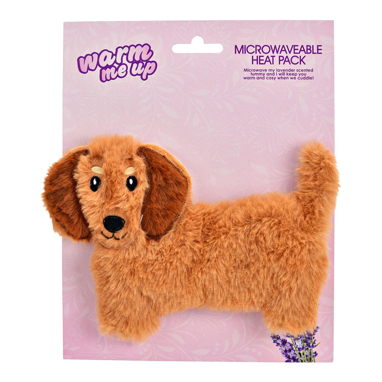 Kirschkernkissen Hund aus Polyester/Plüsch, Braun (B/H/T) 22x15x3cm Kirschkernkissen Hund aus Polyester/Plüsch, Braun (B/H/T) 22x15x3cm