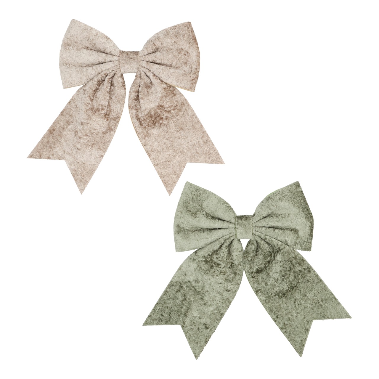 Nastro con clip in tessuto Beige/verde 2 assortiti (L/A/D) 19x24x2cm Zubehor, Formelle Kleidung, Krawatte, Fliege