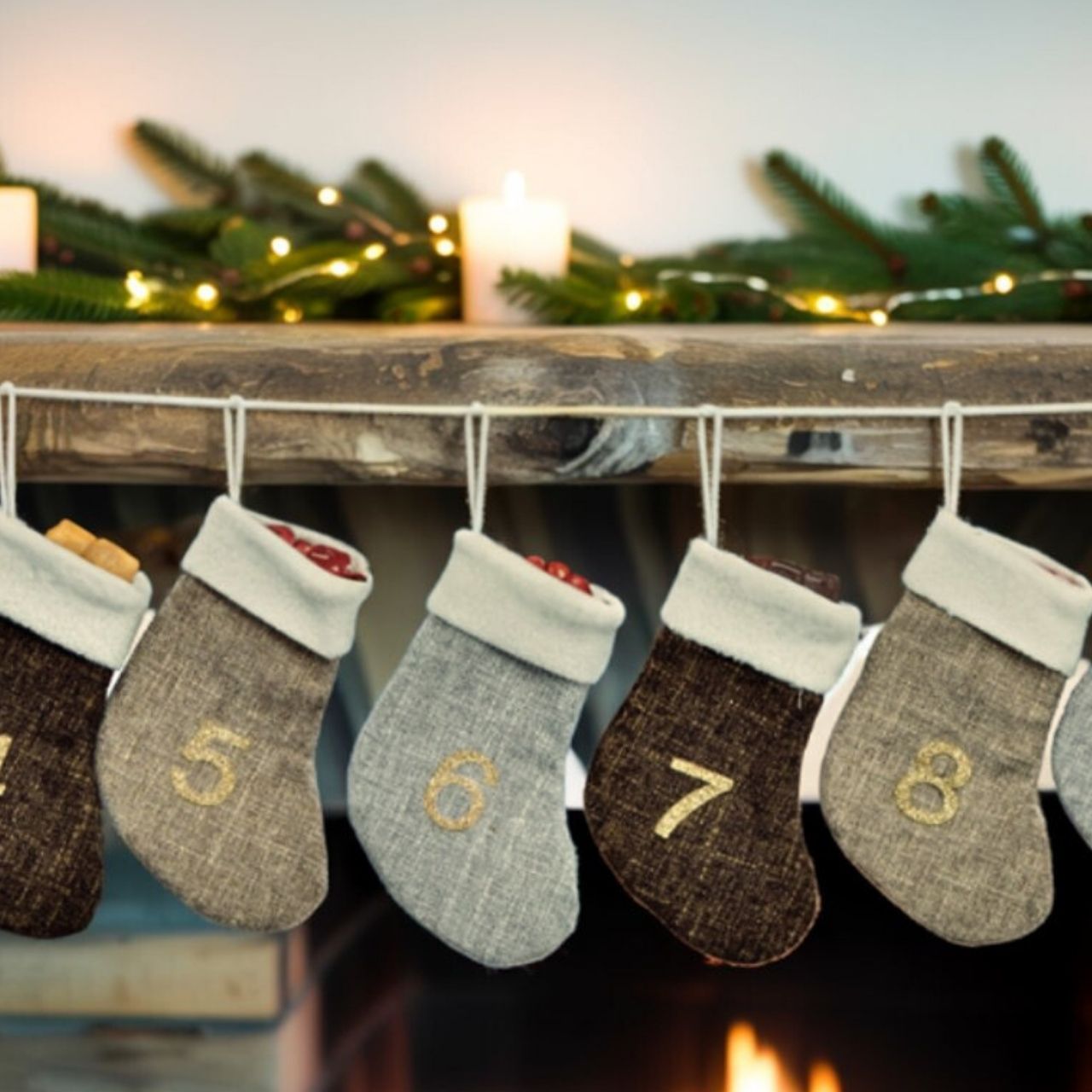 Strumpfwaren, Socke, Weihnachten, Weihnachtsdekorationen, Festival