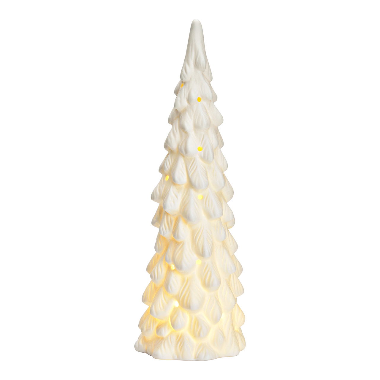 Sapin avec LED en porcelaine, blanc (L/H/P) 7x14x6cm Fonctionnement sur piles 3xLR44 non incluses Sapin avec LED en porcelaine, blanc (L/H/P) 7x14x6cm Fonctionnement sur piles 3xLR44 non incluses