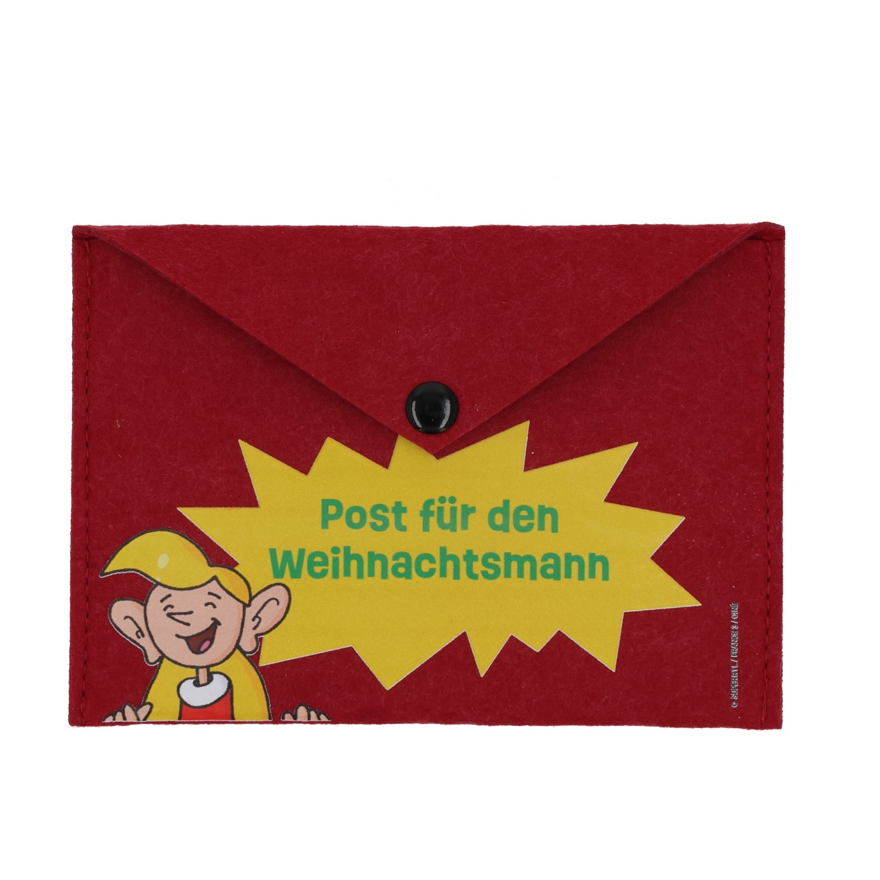 Santa Claus & Co. KG Envelope Trixi 钱包, 布艺, 红色, 卡片钱包, 图案印花, wallet, rot, grafik, witzig, kartenhalter, Wallet, Rot, Umschlag, Comic, Deutschland, Post, Weihnachtsmann, Briefumschlag, Rot, Gelb