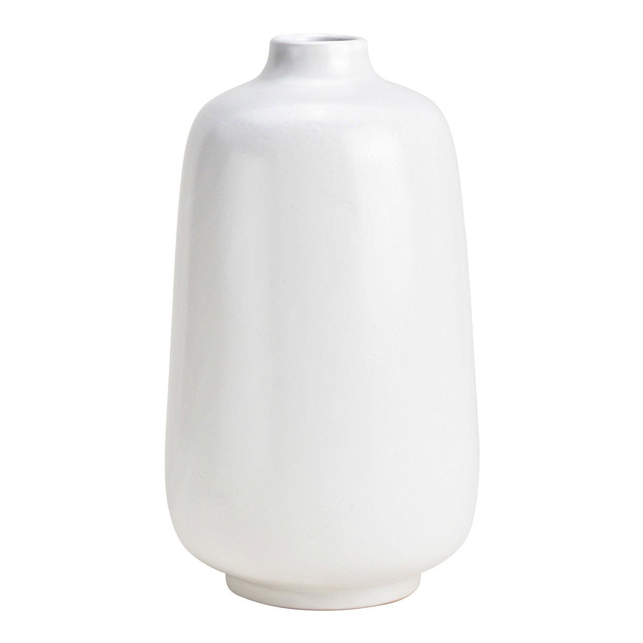 Vase aus Keramik Weiß (B/H/T) 11x22x11cm Vase aus Keramik Weiß (B/H/T) 11x22x11cm