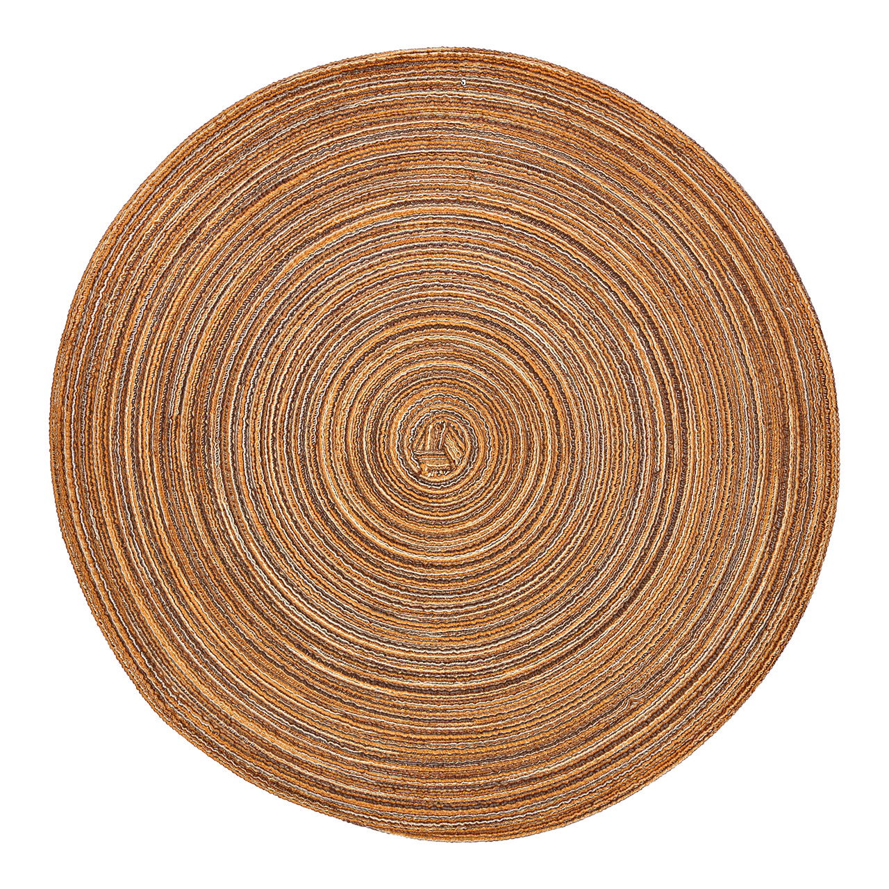 Tovaglietta in plastica marrone Ø38cm Tovaglietta in plastica marrone Ø38cm