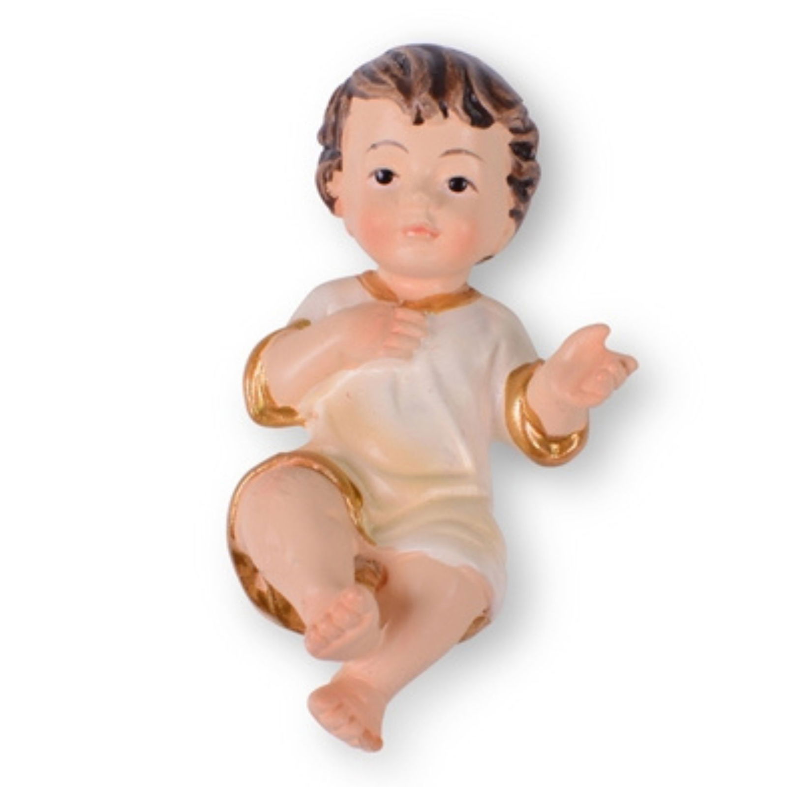 Kindje Jezus. Poly. 4 cm. 1 stuk. Puppe, Spielzeug, Gesicht, Fotografie, Portrait, Puppe, Spielzeug, Baby, Person