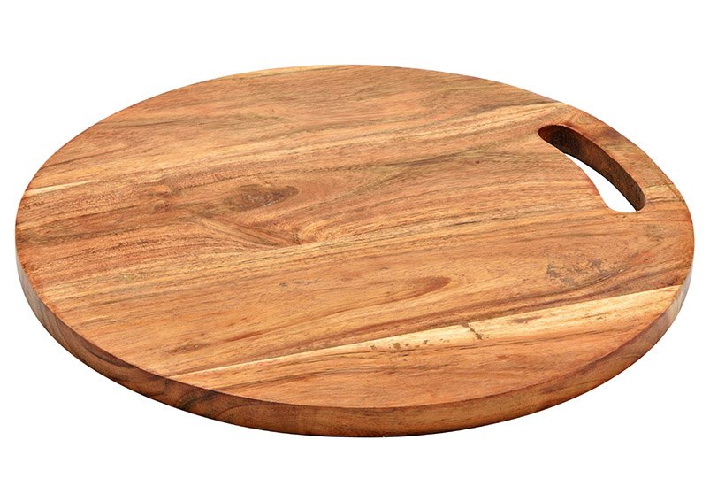 Acacia wood serving board natural (W/H/D) 35x2x35cm