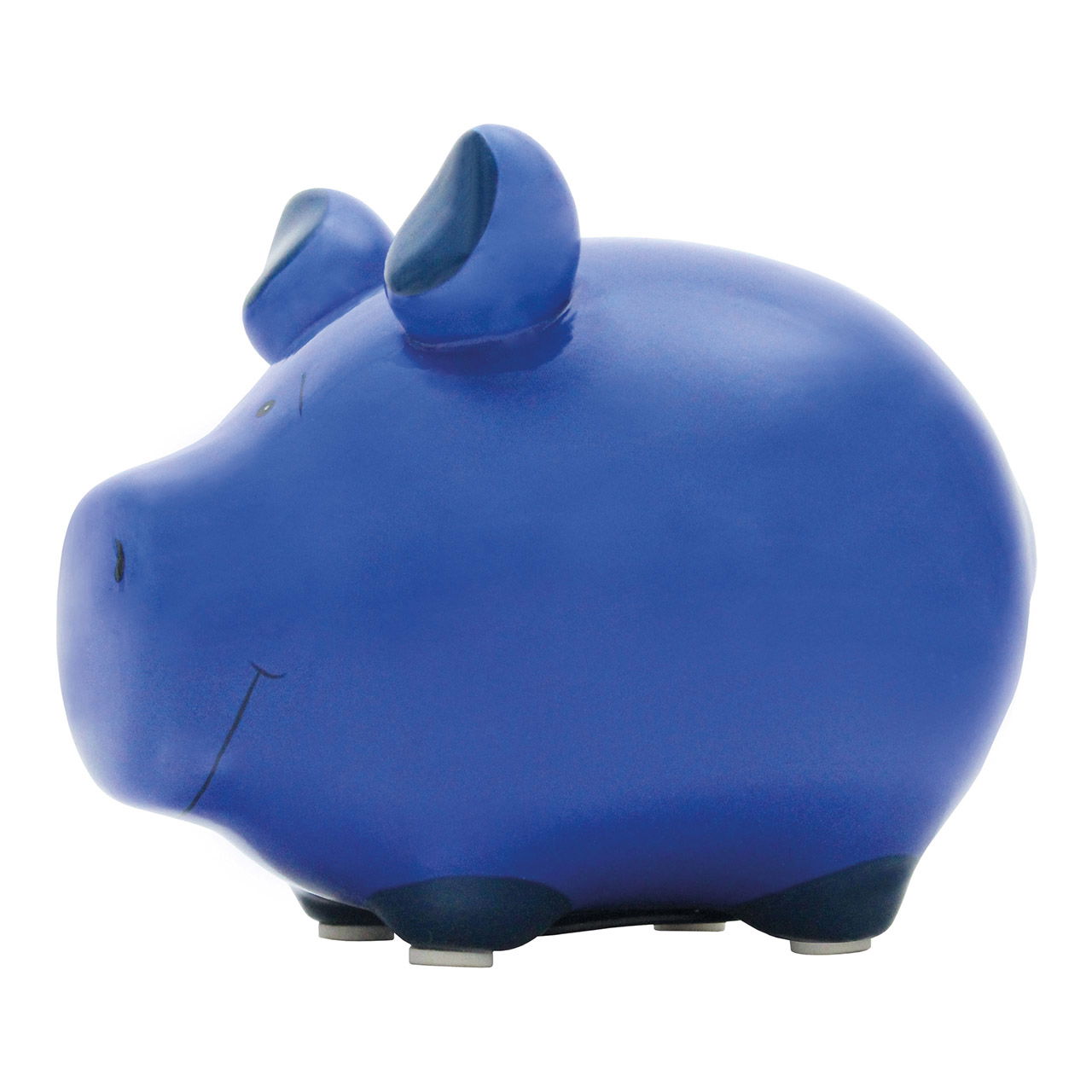 Money box KCG Small pig, ceramic Blue (W/H/D) 12x9x9cm