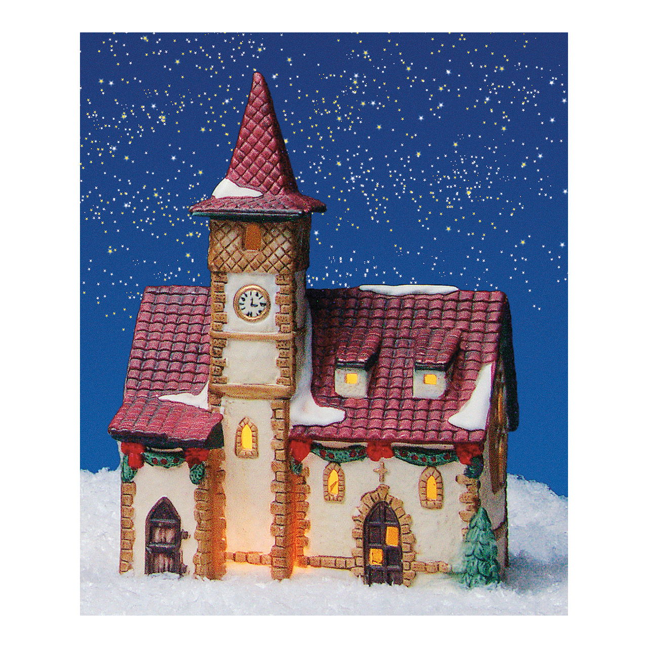 Wurm Lichthaus Kirche Bayern aus Porzellan, Bunt (B/H/T) 15x20x8cm Wurm Lichthaus Kirche Bayern aus Porzellan, Bunt (B/H/T) 15x20x8cm