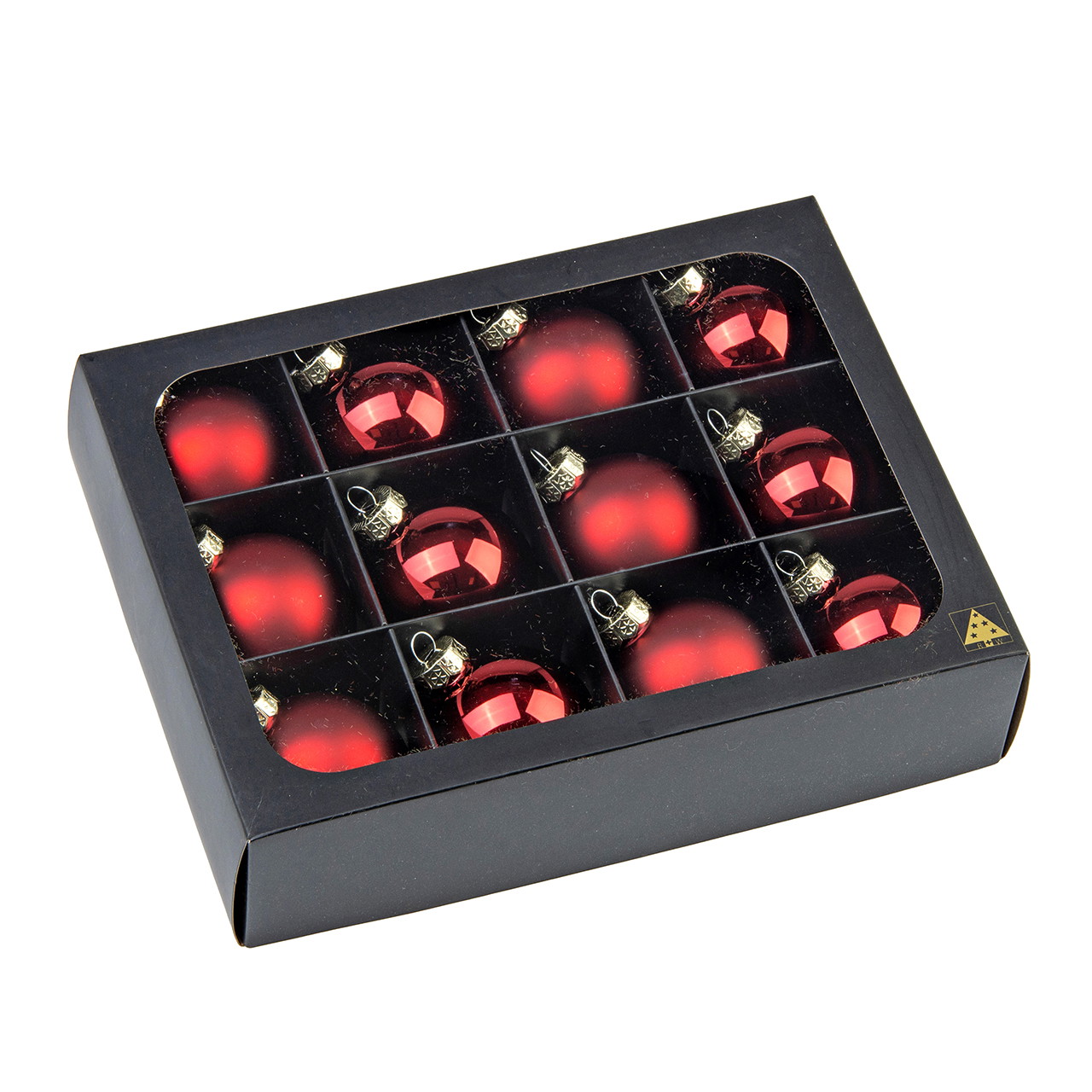 Weihnachtskugeln, Rot, Glaskugeln, Box, Dekoration