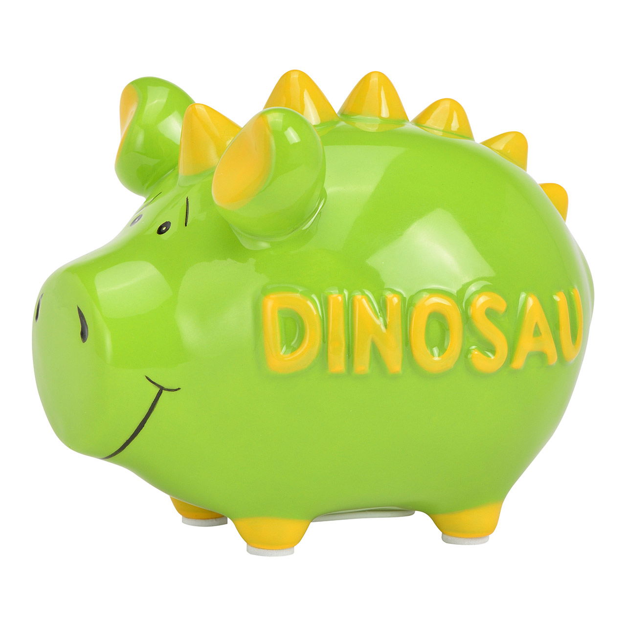 KCG Sparschwein "Dinosau" aus Keramik, Grün/Gelb (B/H/T) 12x9x9cm Kleinschwein KCG Sparschwein "Dinosau" aus Keramik, Grün/Gelb (B/H/T) 12x9x9cm Kleinschwein
