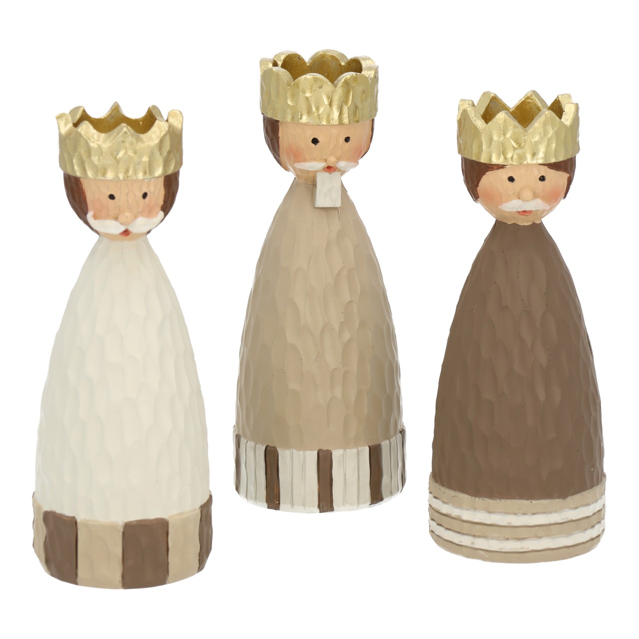 Král z materiálu Poly Beige, 3 ruzné varianty (Š/V/H) 5×13×5 cm Puppe, Spielzeug, Person