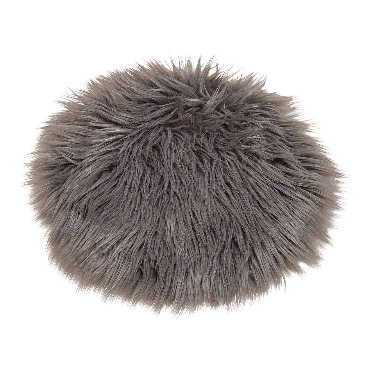 Fake sheepskin, grey ø34cm