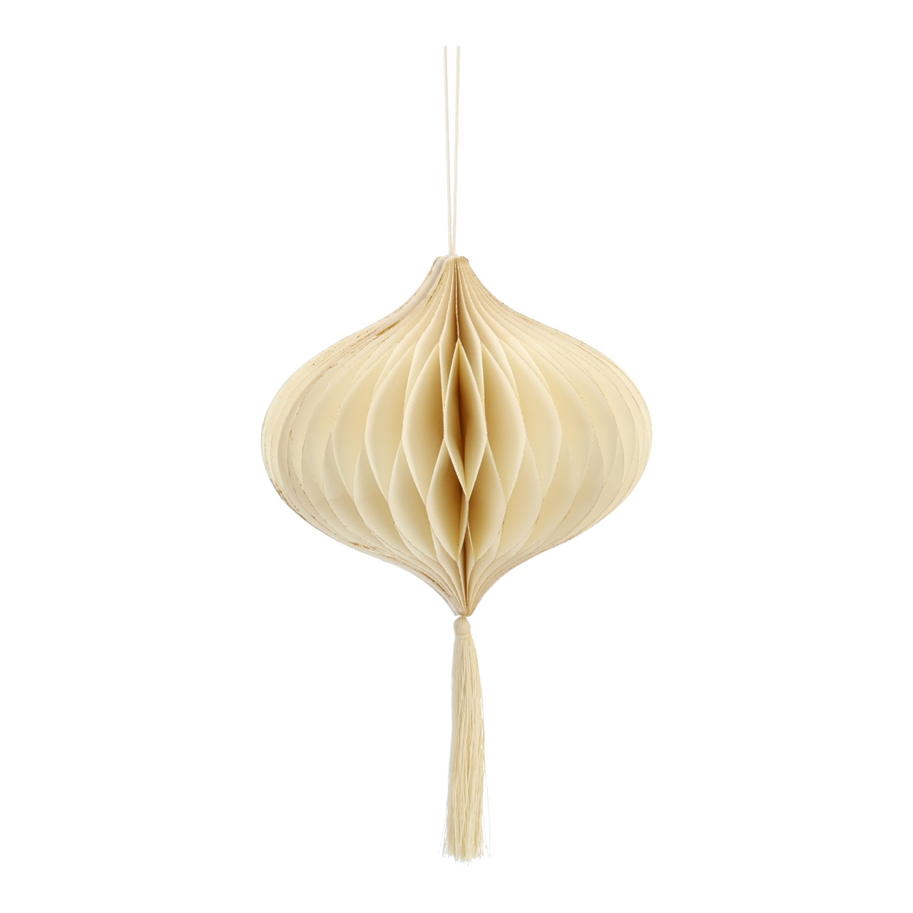 Papierlaterne, Hängedeko, Beige, Ornament, Schmucklaternchen