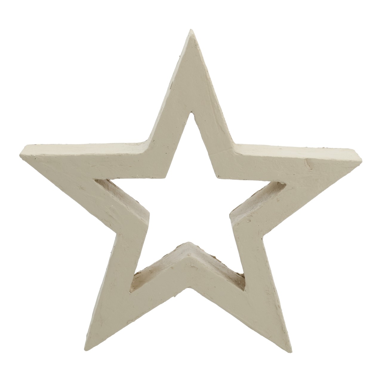 Stern aus Kunststoff Gold (B/H/T) 25x25x6cm Sternsymbol, Symbol, Kreuz