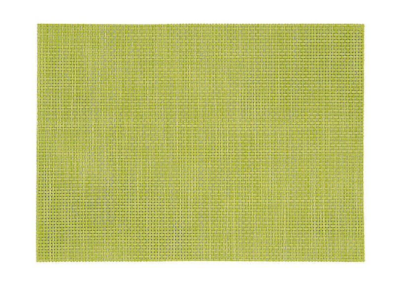 Mantel individual de plástico en color verde claro, W45 x H30 cm