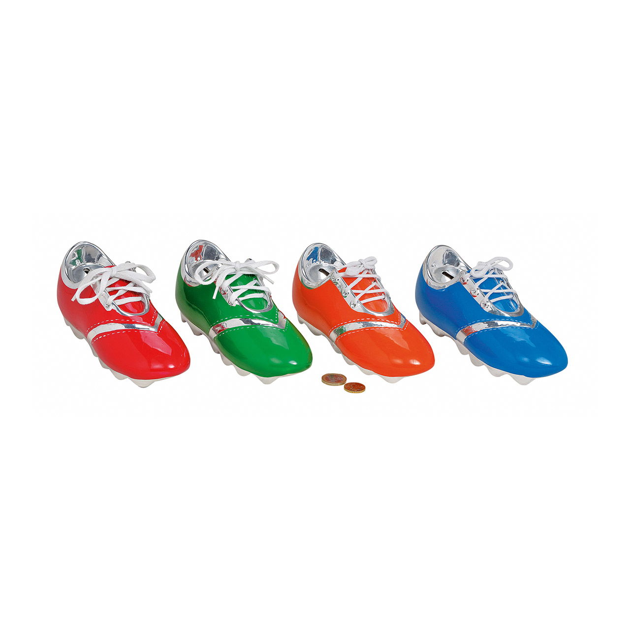 Ceramic soccer boot money box, assorted, W20 x D6 x H8 cm Ceramic soccer boot money box, assorted, W20 x D6 x H8 cm