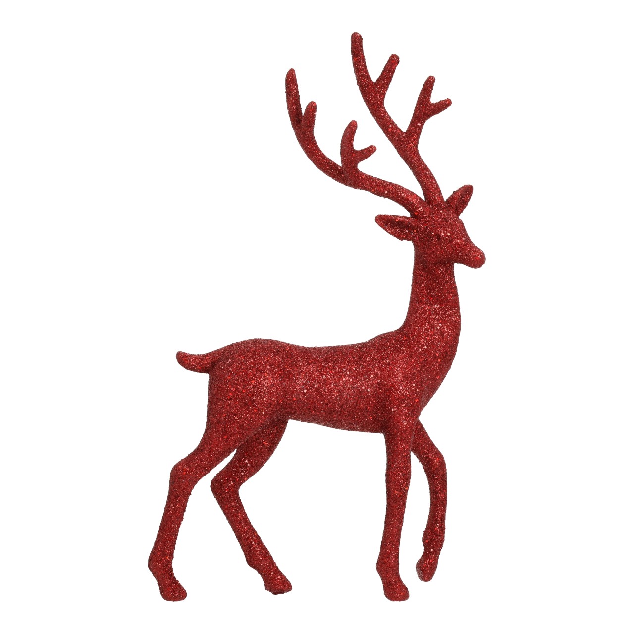 Rentier, Rot, Glitter, Dekoration, Weihnachtsdeko