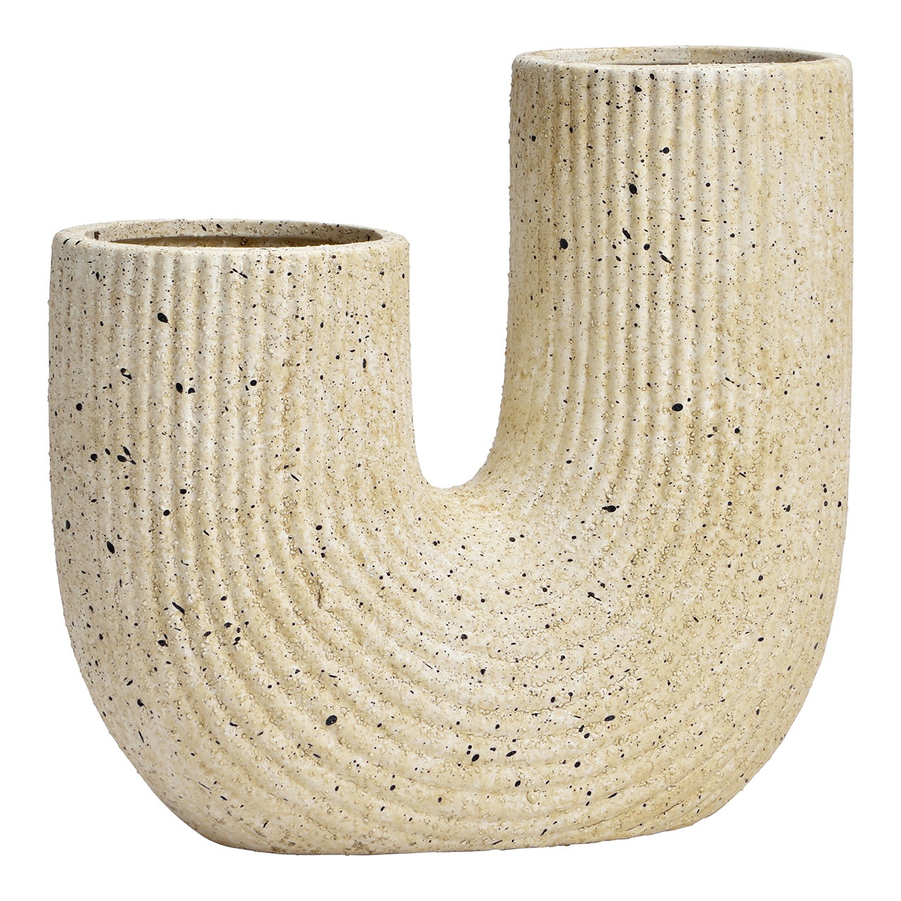Vaso de cerâmica, branco (L/A/P) 18x17x8 cm Vaso de cerâmica, branco (L/A/P) 18x17x8 cm