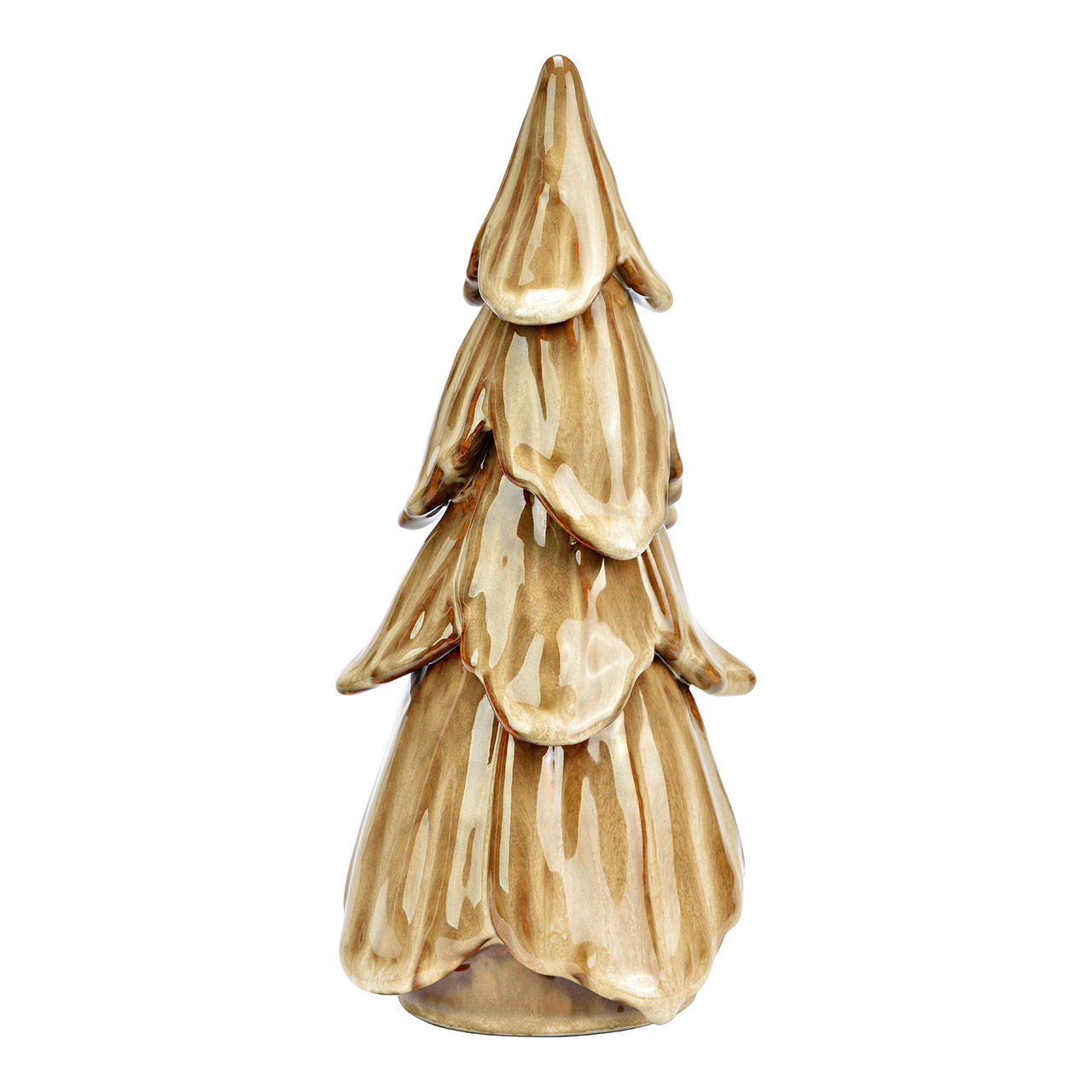 Sapin en céramique, brun (L/H/P) 11x25x11cm