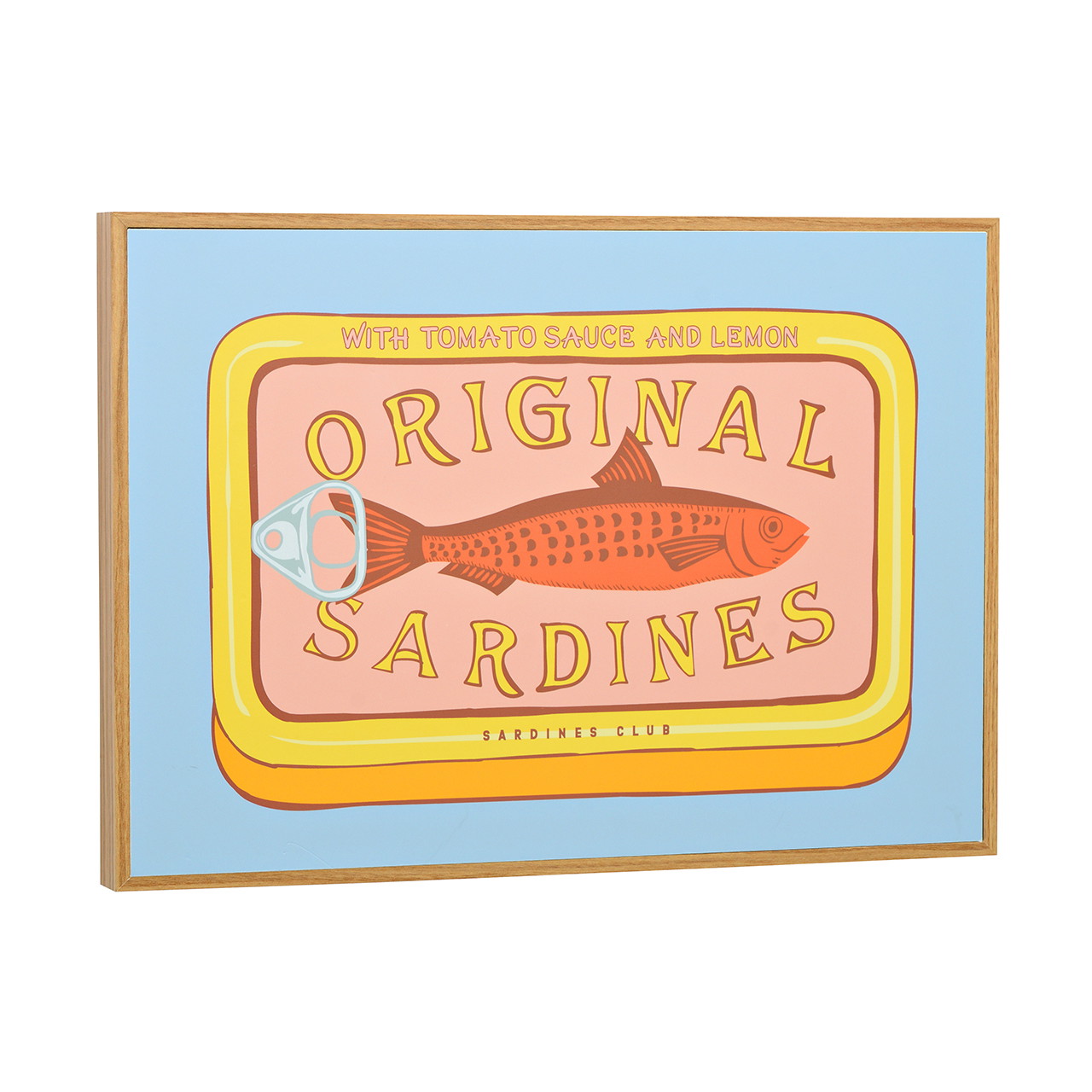 Sardine, Dose, Etikett, Original, Pop Art