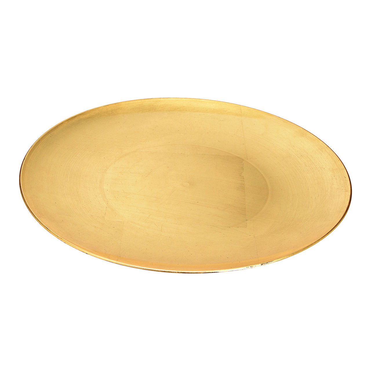 Assiette décorative en plastique, or Ø 40cm Assiette décorative en plastique, or Ø 40cm