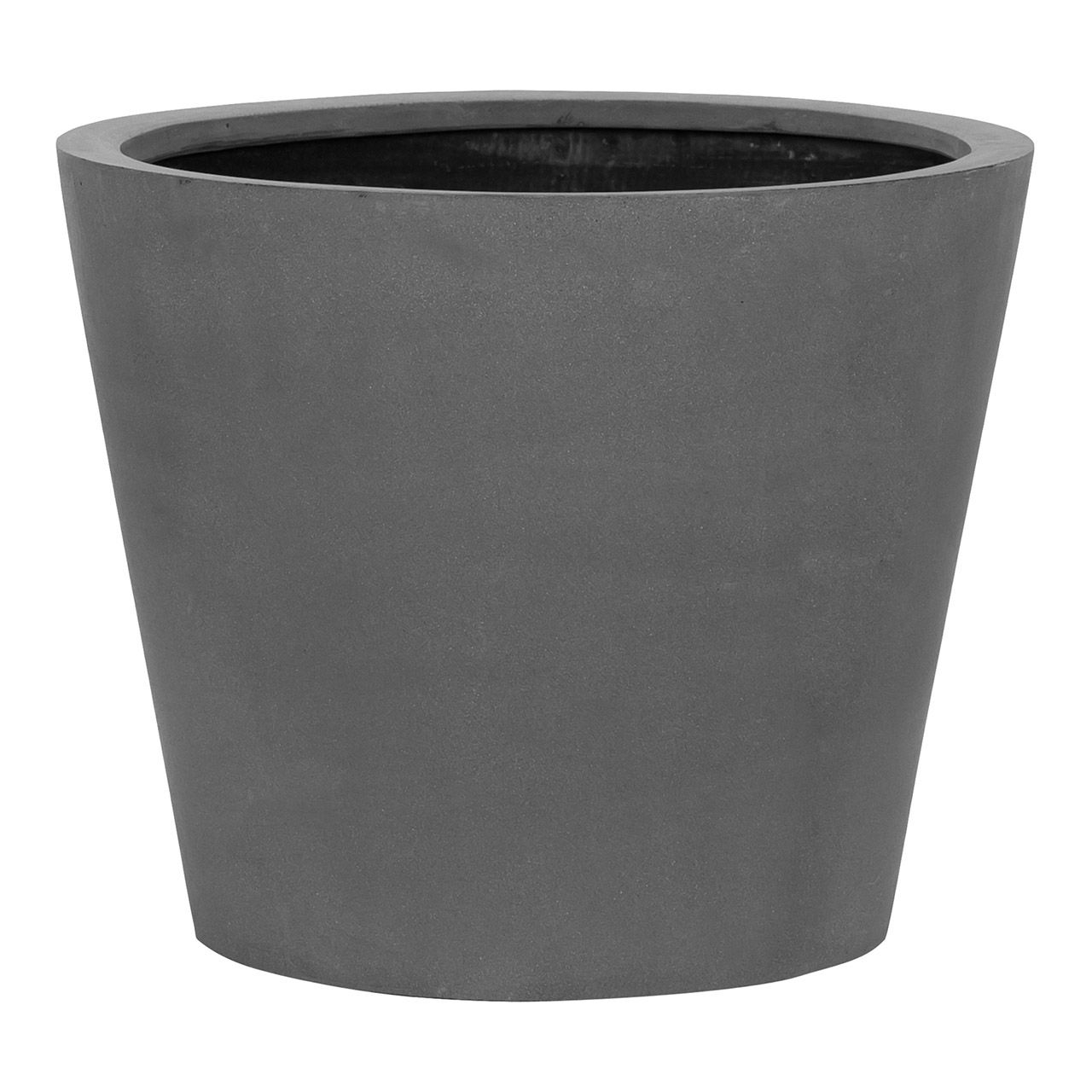 Vaso da fiori in Fiberstone grigio (L/H/D) 50x40x50cm