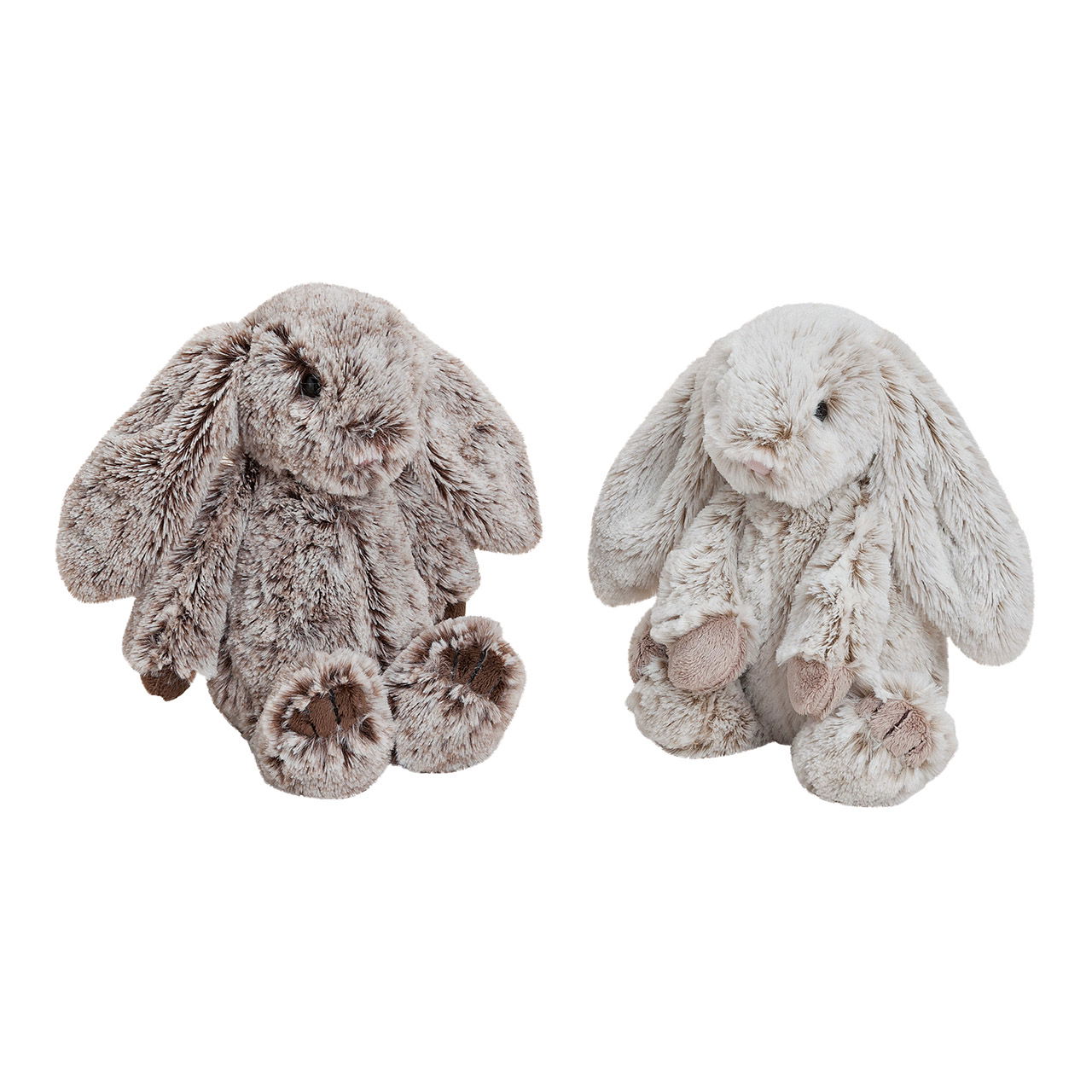 Rabbit fawn brown plush 2-ass. 18 cm