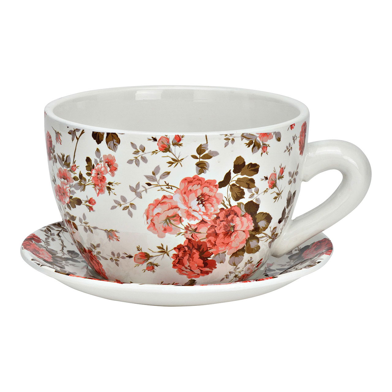 Vaso da fiori Jumbo in ceramica colorata (L/H/D) 28x14x24cm