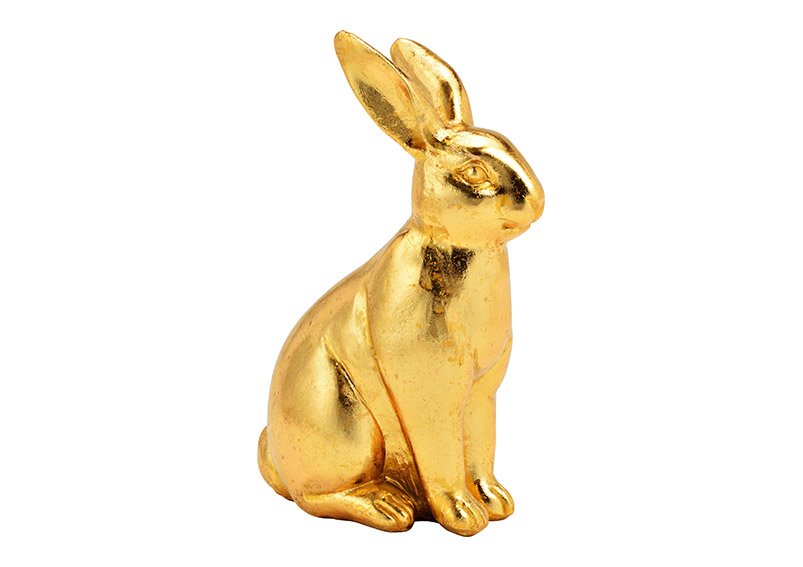 Coniglio d'oro poli (c/h/d) 10x16x6cm
