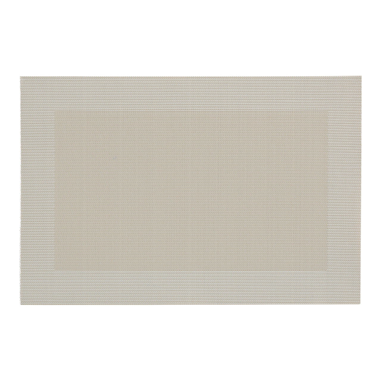 Placemat beige plastic 45x30 cm