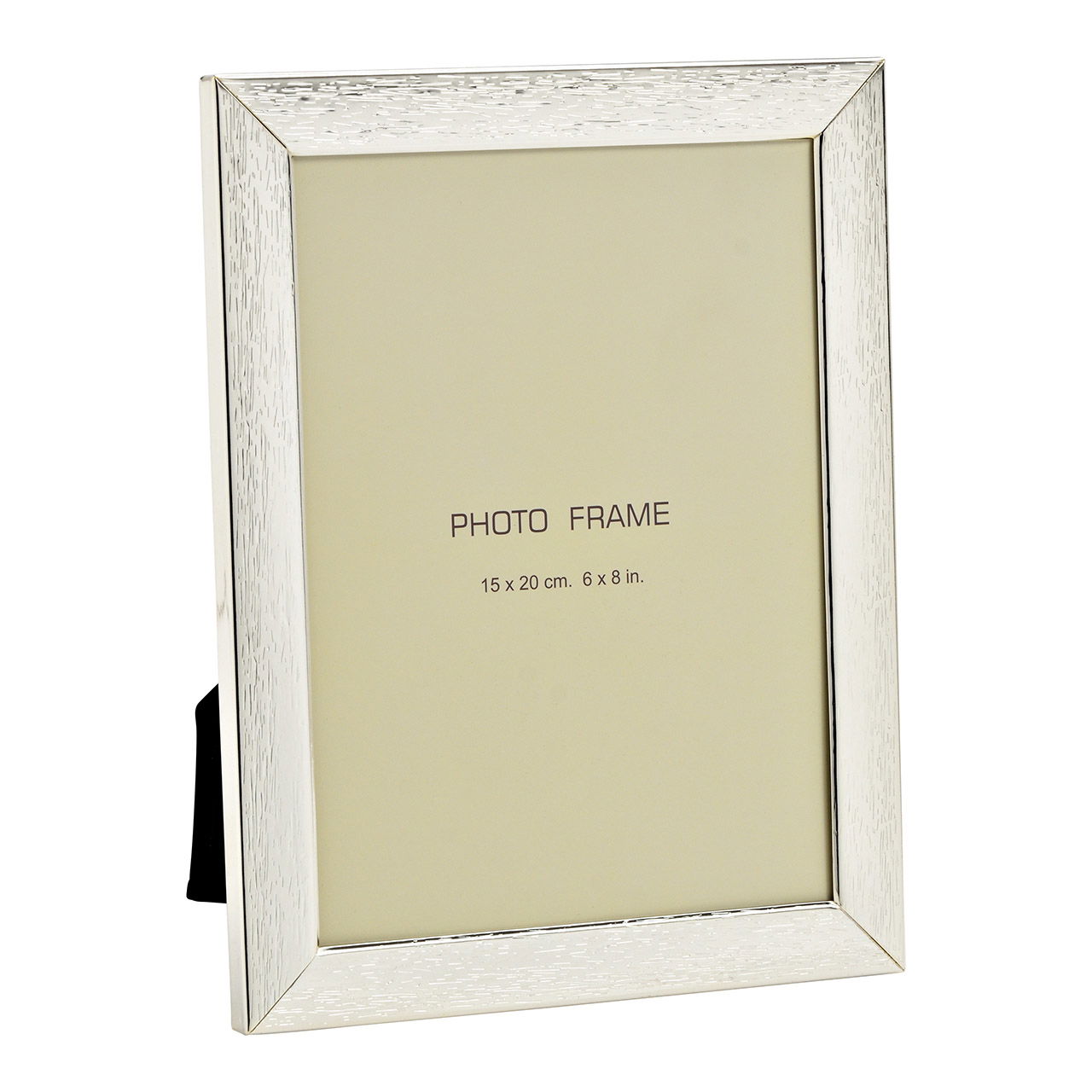 Fotorahmen versilbert für 15x20cm Fotos aus Metall, Silber (B/H/T) 17x22x1cm Fotorahmen versilbert für 15x20cm Fotos aus Metall, Silber (B/H/T) 17x22x1cm