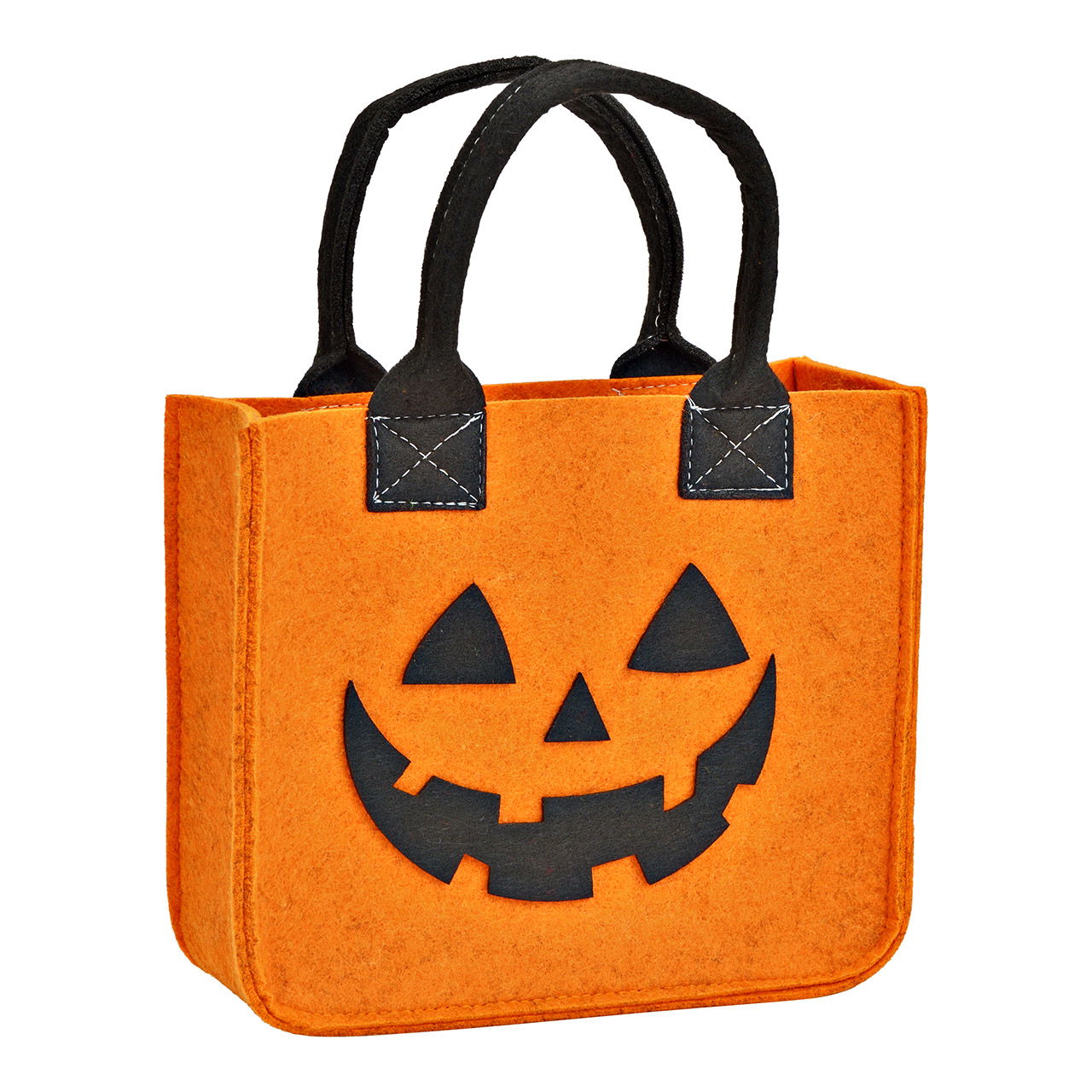 Pumpkin decor felt bag, orange (W/H/D) 18x25x7cm Tasche, Zubehör, Handtasche, Tragetasche