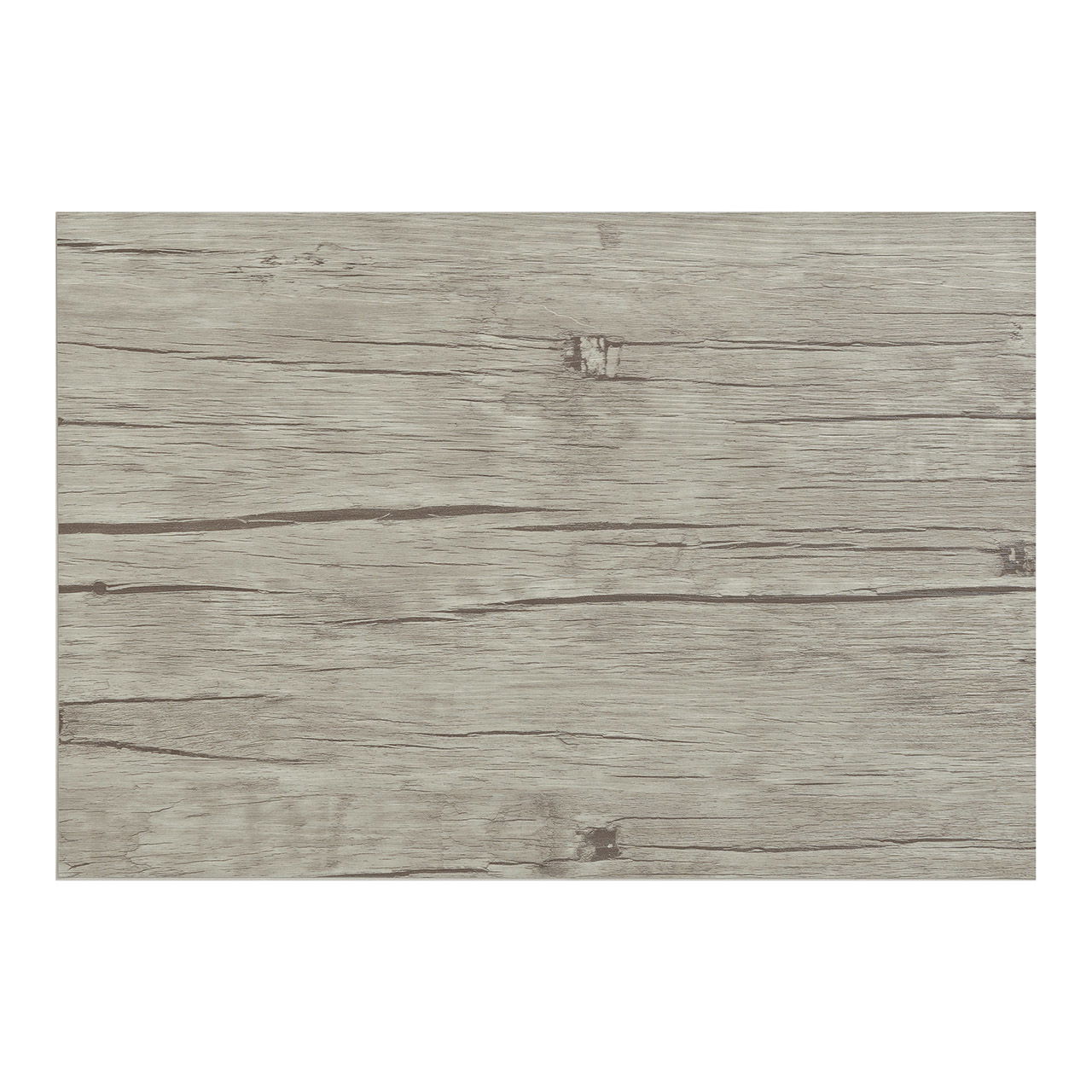 Placemat wood optic grey plastic 45x30 cm