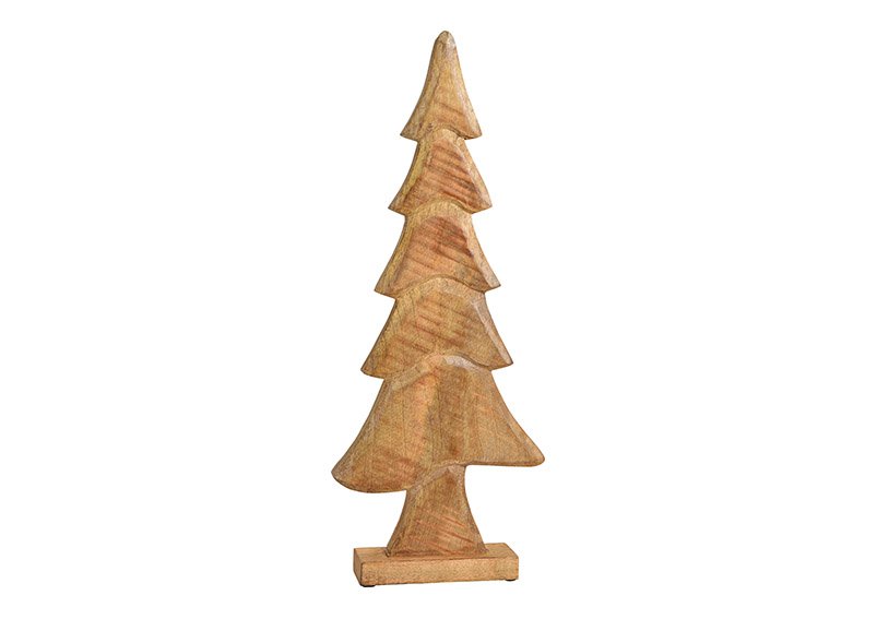 Christmas tree mango wood brown 25x60x6cm