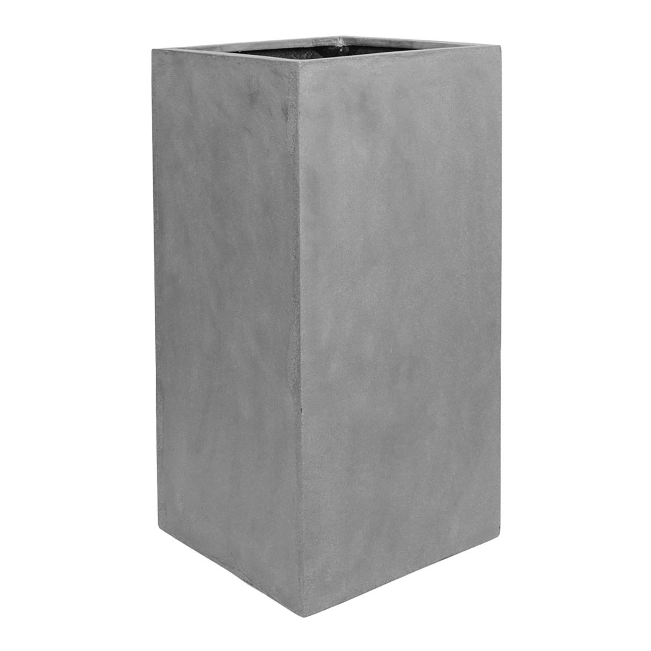 Bloempot van Fiberstone grijs (B/H/D) 40x80x40cm