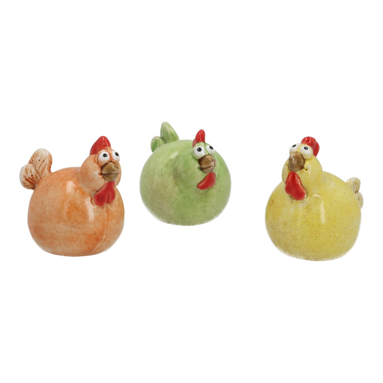 Huhn, Figur, Keramik, Sammelfigur, Frucht-Design