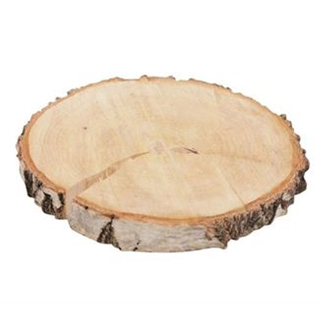 Birch slice made of real wood, natural Ø21cm