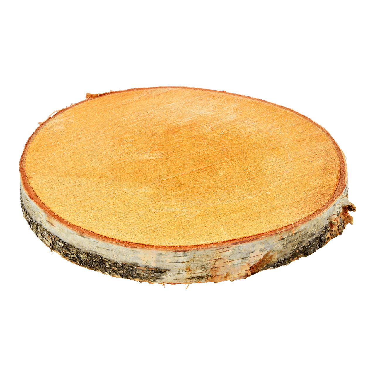 Disco de abedul de madera auténtica, natural Ø21cm