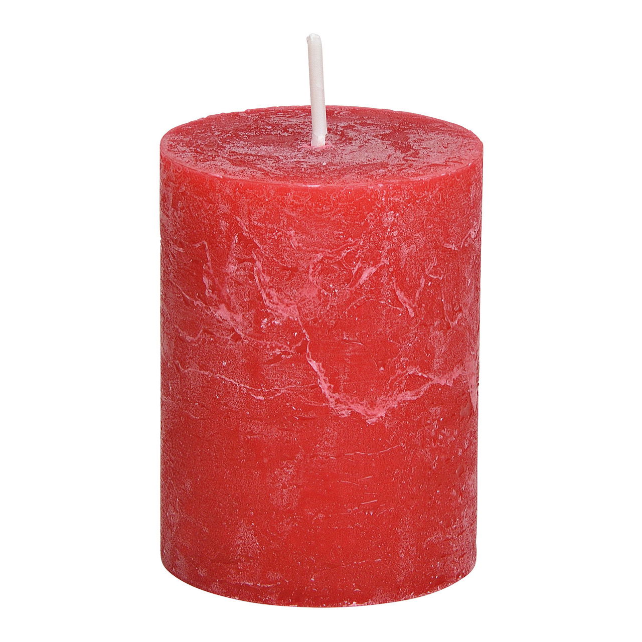 Bougie 6,8x9x6,8cm en cire rouge Kerze, Essen, Ketchup