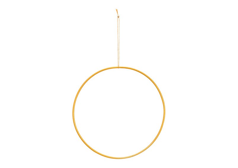 Anello di metallo oro Ø15cm