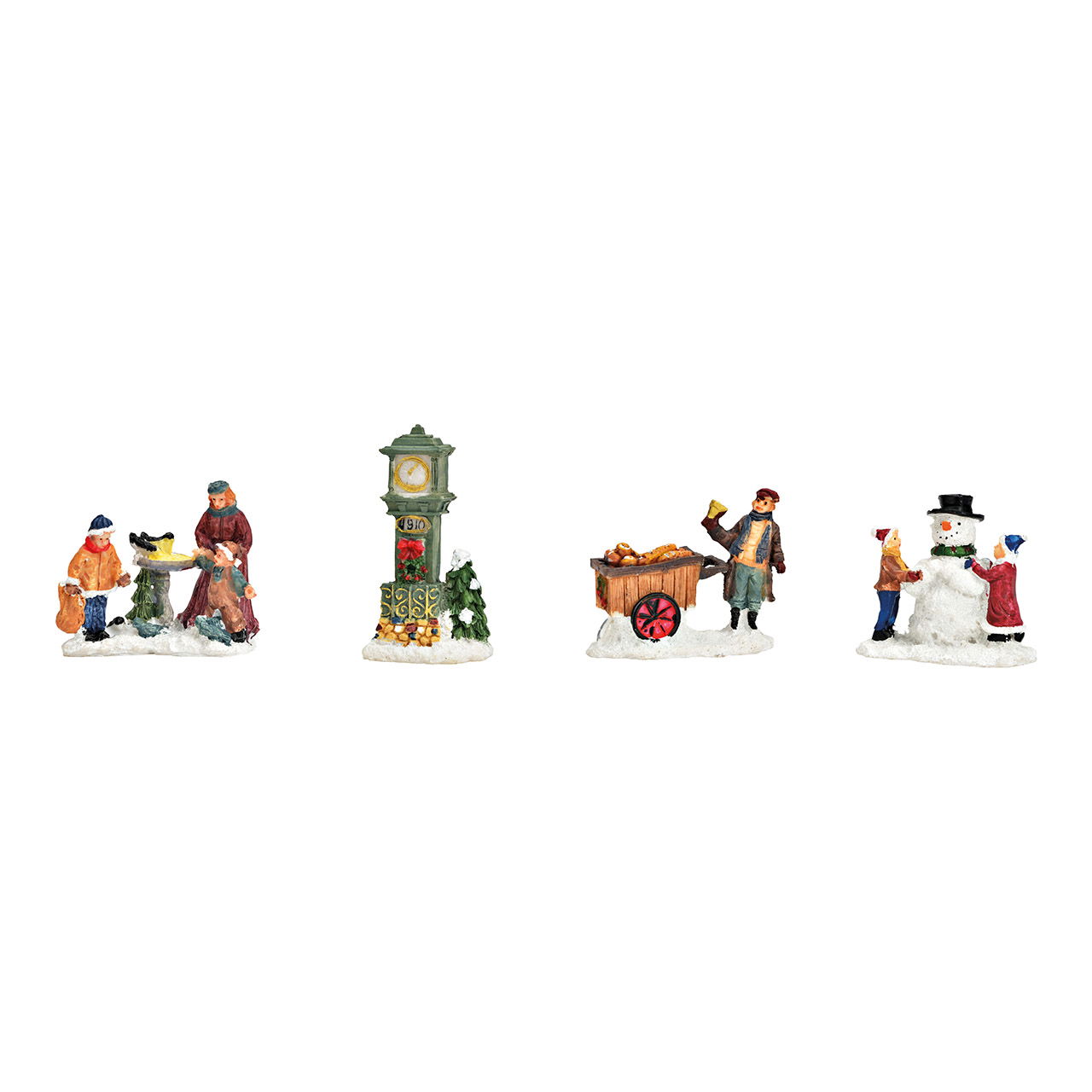 Miniatuur kerstfiguren, gesorteerd, 5-8 cm