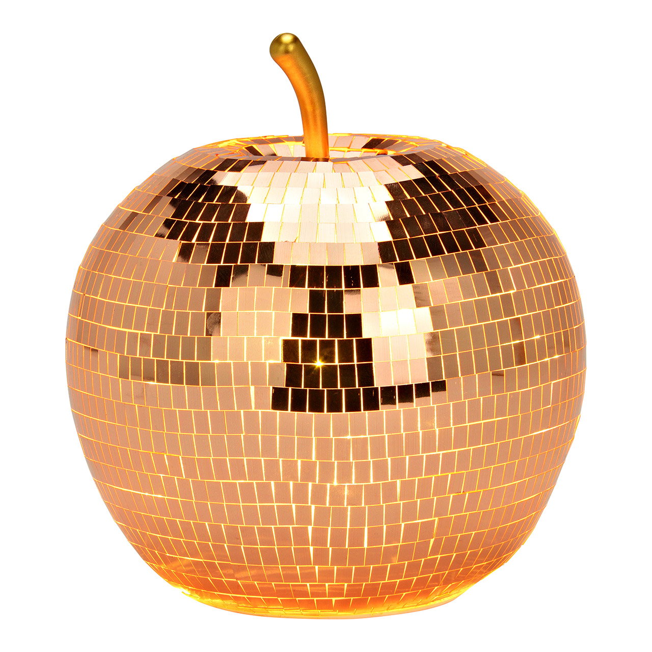 Disco appel 20 LED met 6/18 timer gemaakt van glas, bruin (B/H/D) 16x17x16cm Batterijvoeding 3xAA niet inbegrepen Disco appel 20 LED met 6/18 timer gemaakt van glas, bruin (B/H/D) 16x17x16cm Batterijvoeding 3xAA niet inbegrepen