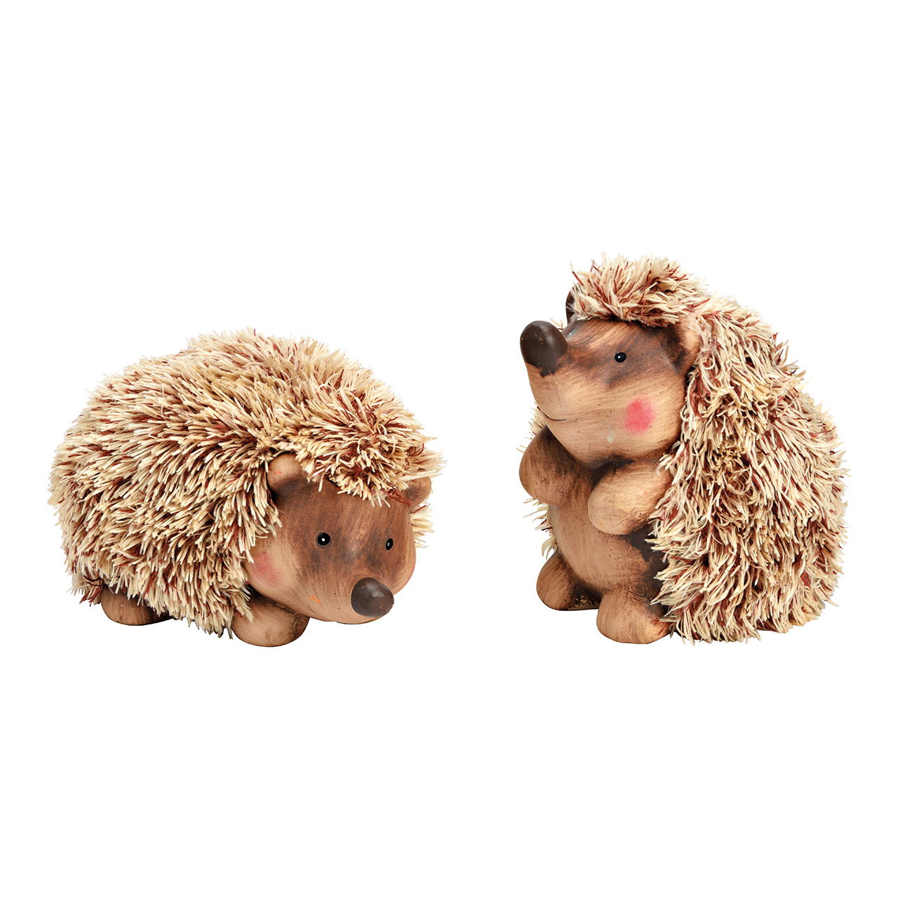 Igel aus Ton/Kunstfell, 2-fach, Braun (B/H/T) 20x11x12 cm Igel aus Ton/Kunstfell, 2-fach, Braun (B/H/T) 20x11x12 cm
