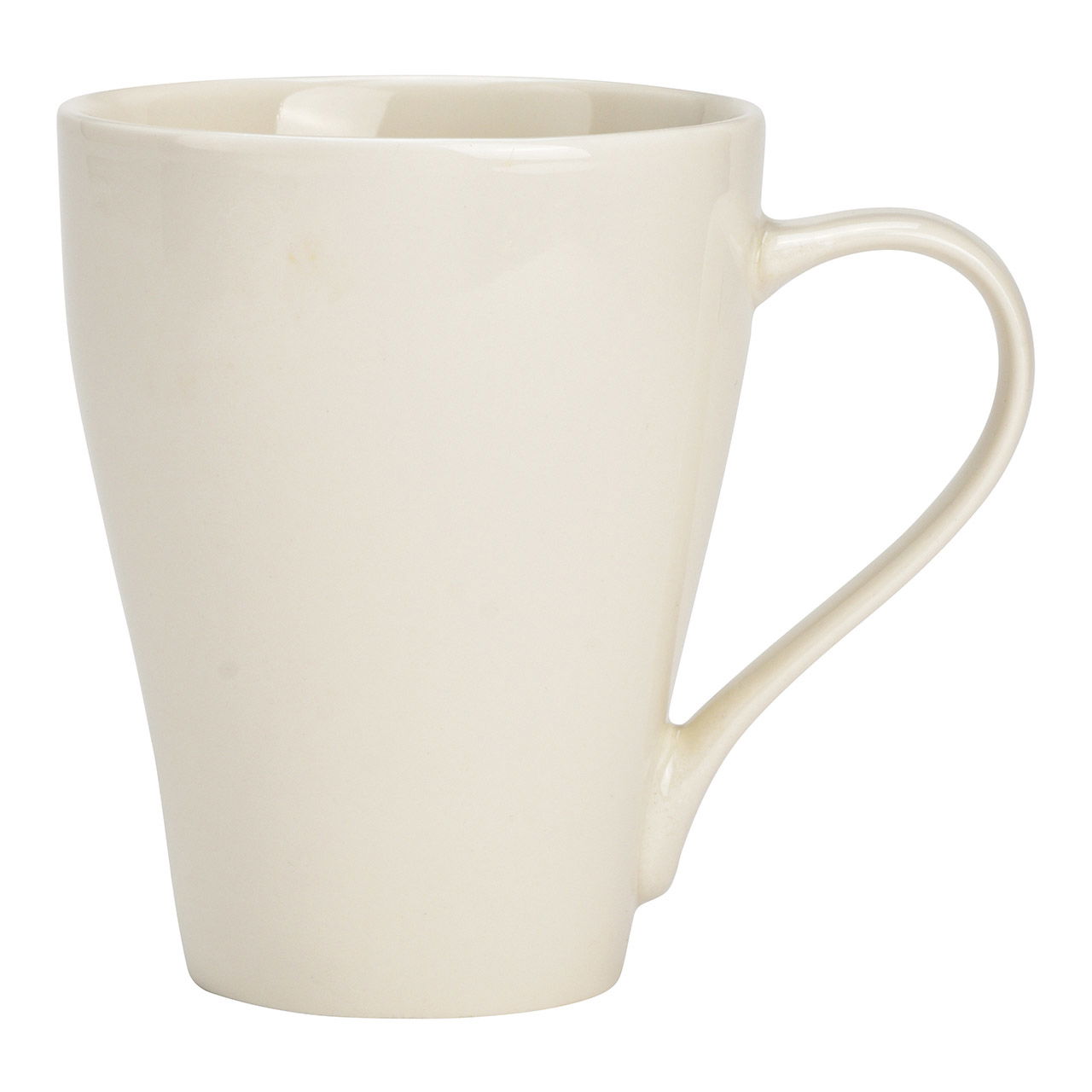 Taza de porcelana blanca (A/A/D) 13x11x9cm 370ml