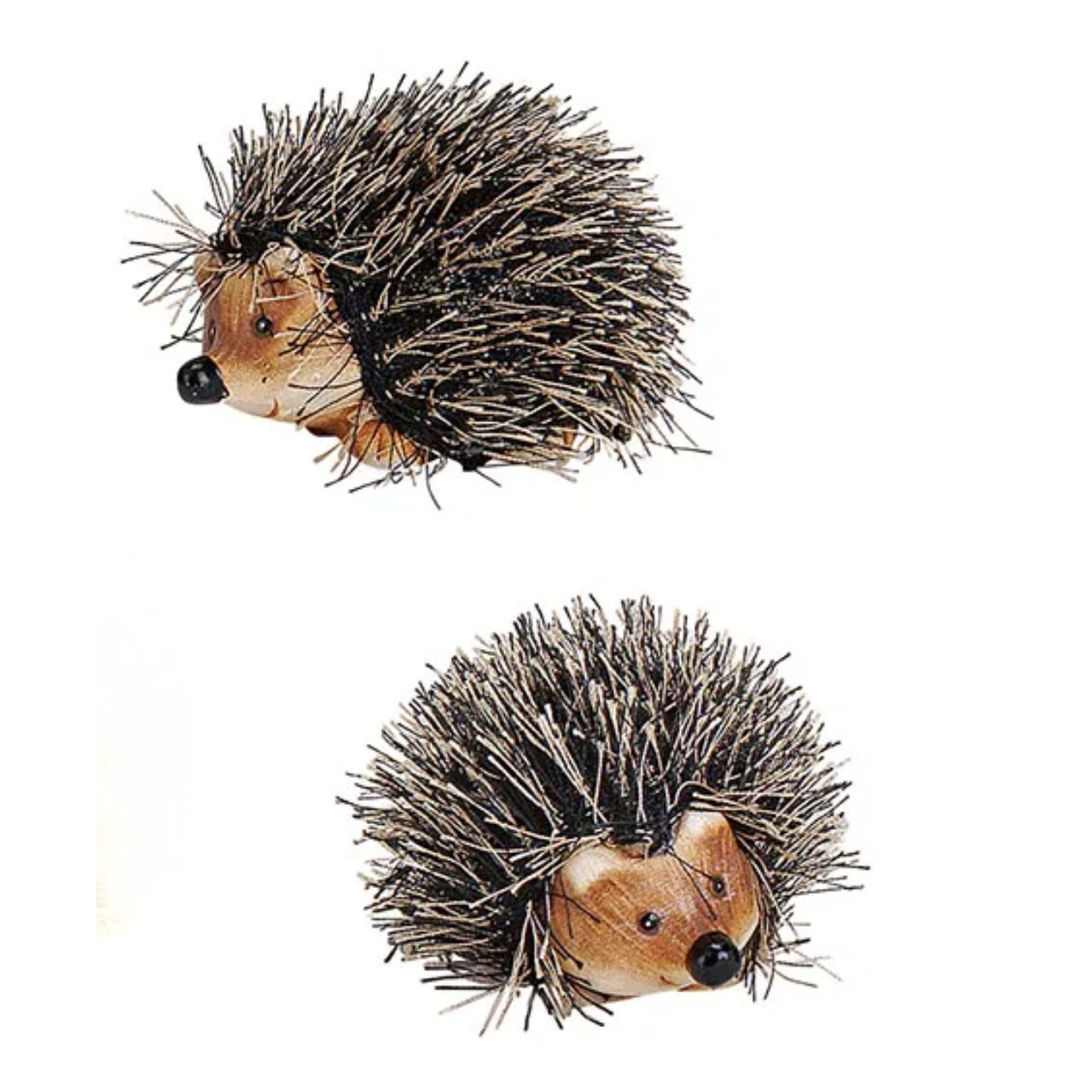 Hérisson en argile/fausse fourrure dans une boîte, L6 x P5 x H4 cm Tier, Igel, Säugetier, Stachelschwein, Nagetier