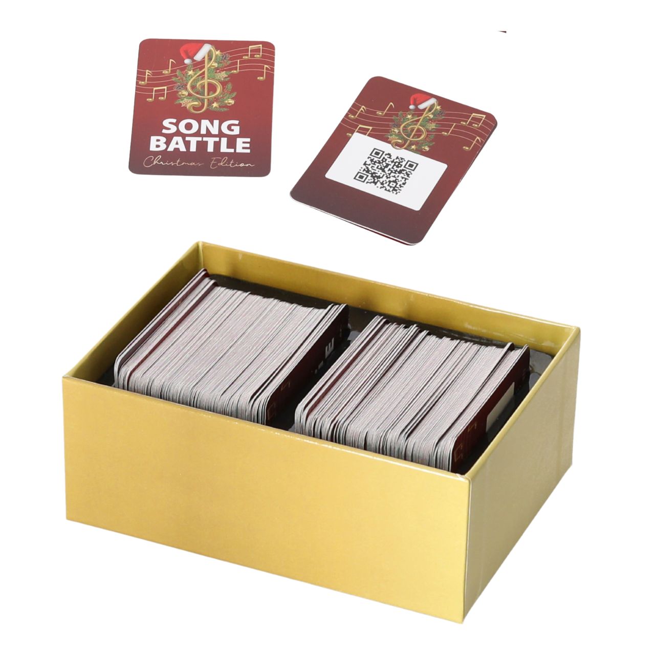 Song Battle game, Christmas, in color box Paper(300 gsm) Song Battle, Christmas Edition, Box, Musikspiel, Kartenspiel