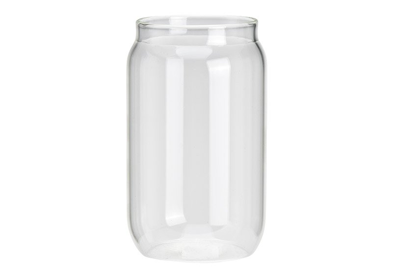Trinkglas aus Glas transparent (B/H/T) 8x13x8cm, 470ml