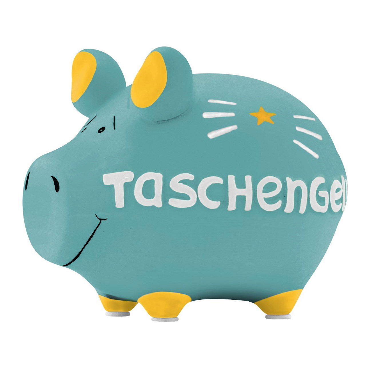 Spardose KCG Kleinschwein, Taschengeld, aus Keramik (B/H/T) 12,5x9x9 cm