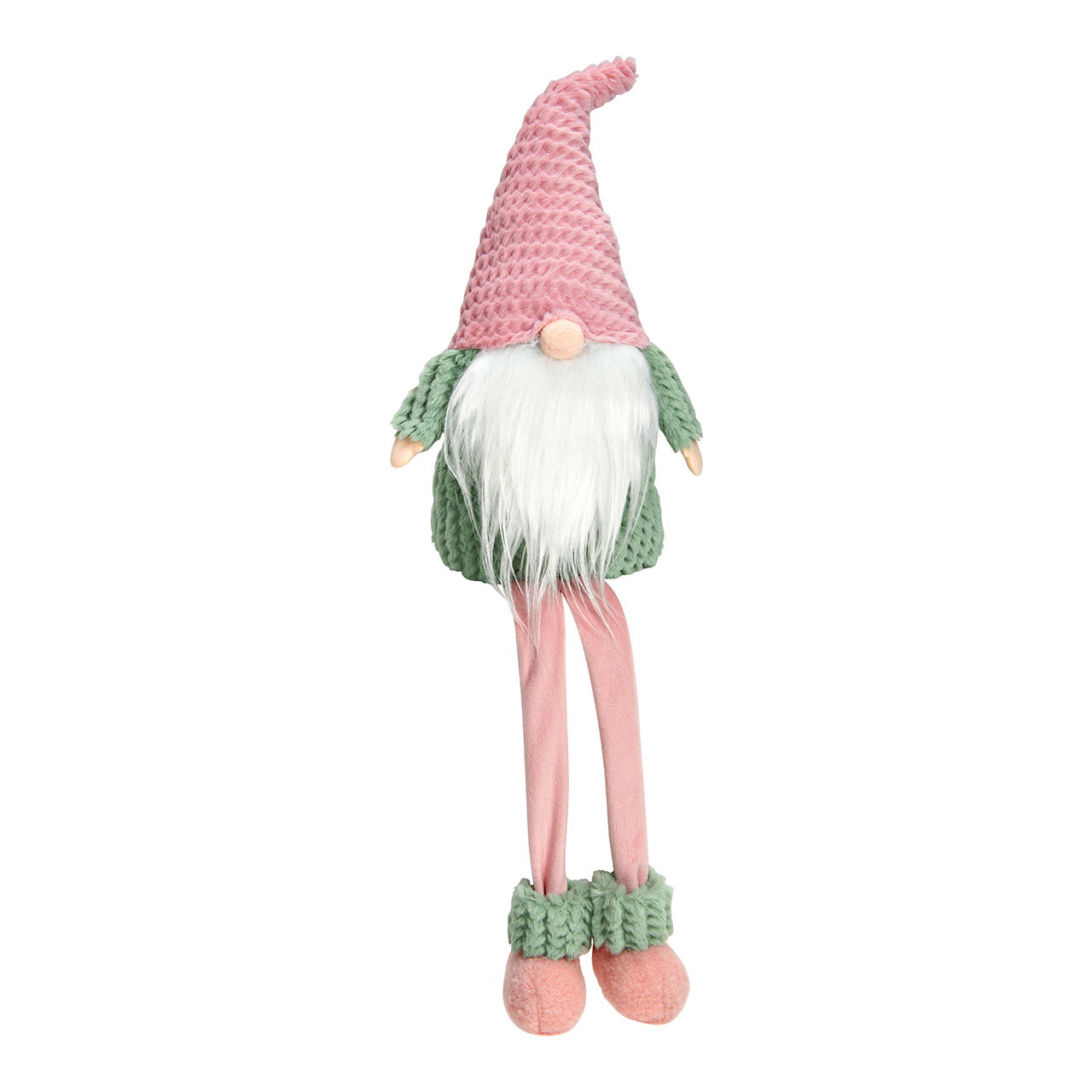 Randkruk van textiel kabouter groen, roze (B/H/D) 18x70x15cm Randkruk van textiel kabouter groen, roze (B/H/D) 18x70x15cm